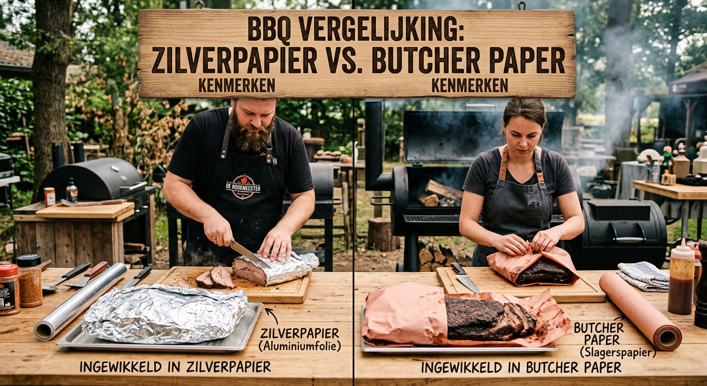 Zilverpapier vs Butcher Paper: wat gebruik je wanneer op de BBQ?