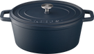 KEIJ Casserole blue emaille met deksel