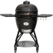 KEIJ Kamado Pro Large Black in vooraanzicht zonder achtergrond