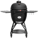 KEIJ Kamado XL Legen Black vooraanzicht met doorzichtige achtergrond