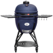 KEIJ Kamado XL Legend Blue met vooraanzicht en doorzichtige achtergrond
