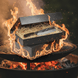 Luxe Geschenkdoos voor Messen - Zwart - Smoking Papa BBQ