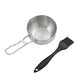RVS Sauspannetje met silicone kwast - Spices bowl with silicone brush - KEIJ Kamado - Smoking Papa BBQ