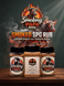 Smoked Spg Rub met smoking cow
